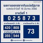 หวยออกอะไร 16 3 65
